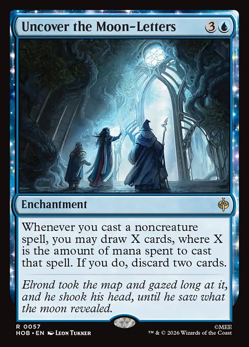 Uncover the Moon-Letters — The Hobbit 57