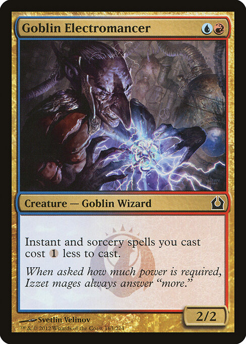 Eletromante Goblin — Return to Ravnica 163