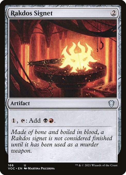 Sinete Rakdos — Crimson Vow Commander 166