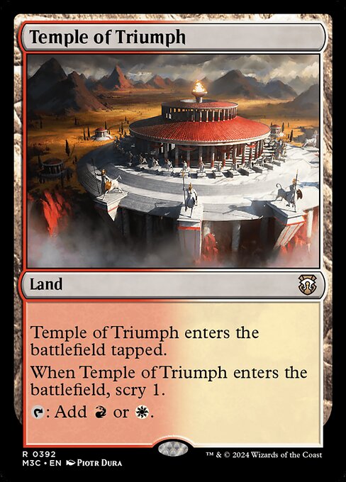 Templo do Triunfo — Modern Horizons 3 Commander 392