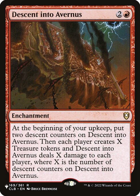 Descida ao Avernus — The List CLB-169