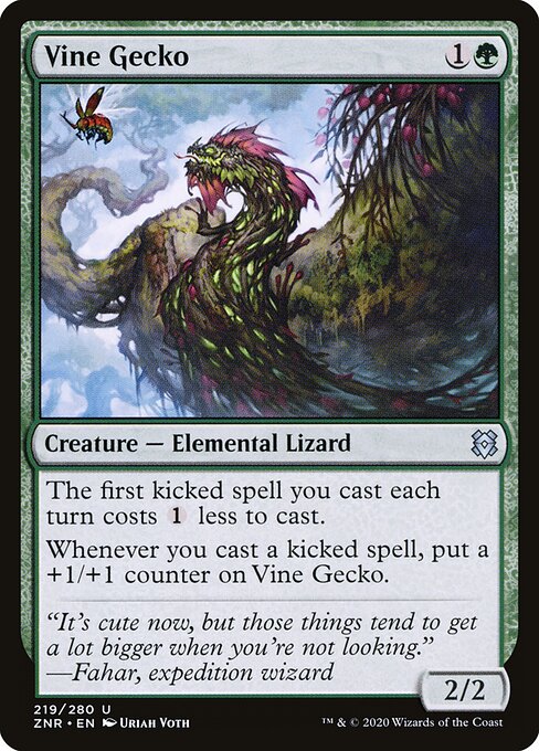 Lagartixa-de-vinhas — Zendikar Rising 219