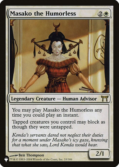 Masako the Humorless