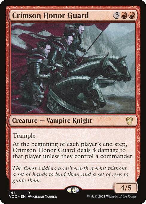Guarda de Honra Carmesim — Crimson Vow Commander 145