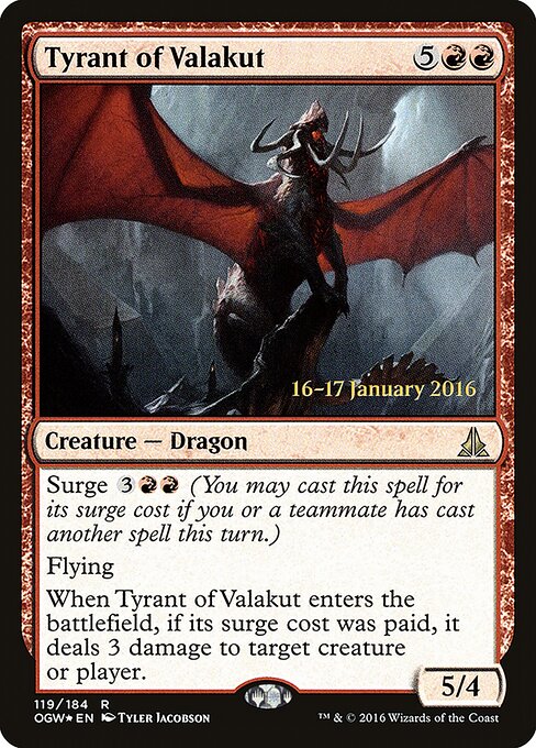Tirano de Valakut — Oath of the Gatewatch Promos 119s