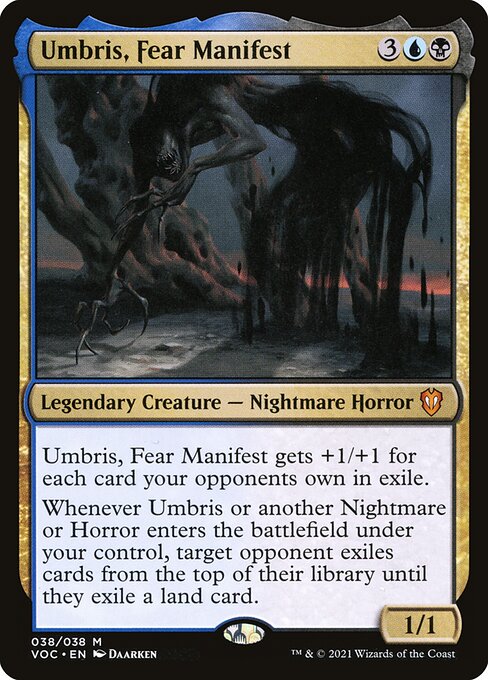 Umbris, Manifestação do Medo — Crimson Vow Commander 38