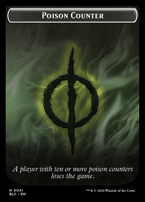Poison Counter — Bloomburrow Commander Tokens 41