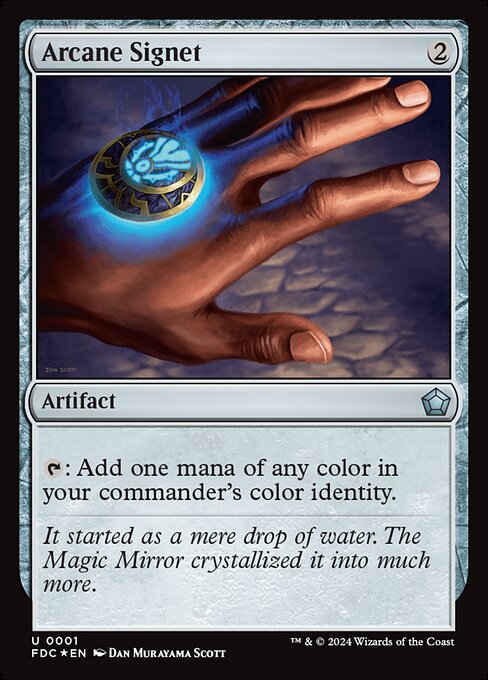 Sinete Arcano — Foundations Commander 1