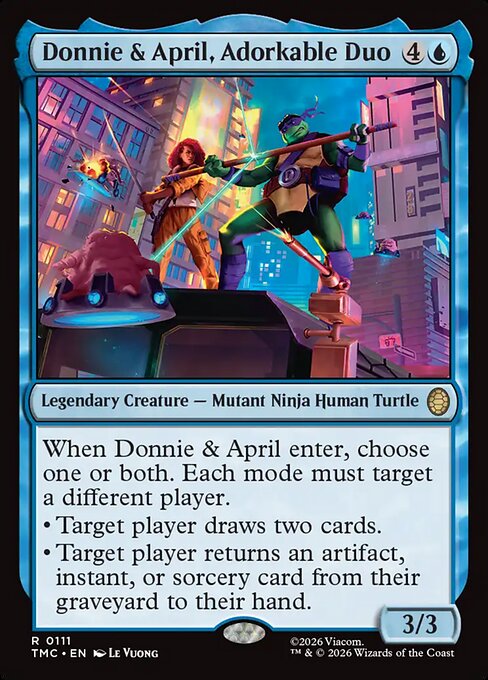 Donnie & April, Adorkable Duo — Teenage Mutant Ninja Turtles Eternal 111