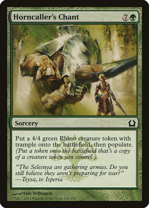Cântico do Invocador de Chifres — Return to Ravnica 128