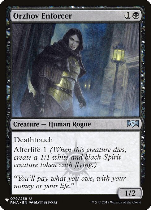 Impositora Orzhov — The List RNA-79