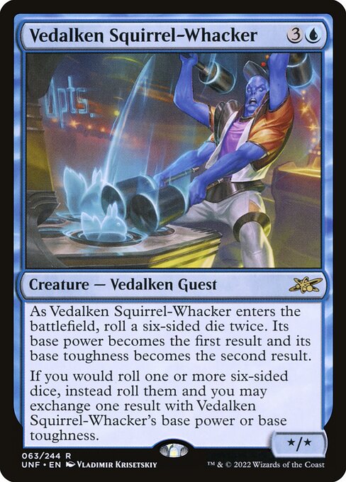 Vedalken Squirrel-Whacker — Unfinity 63