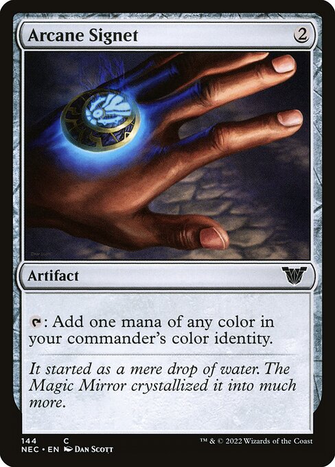 Sinete Arcano — Neon Dynasty Commander 144
