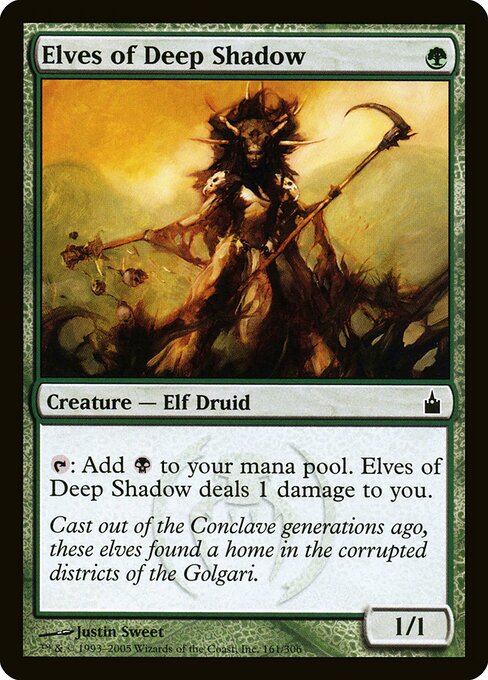 Elfos das Sombras Profundas — Ravnica: City of Guilds 161