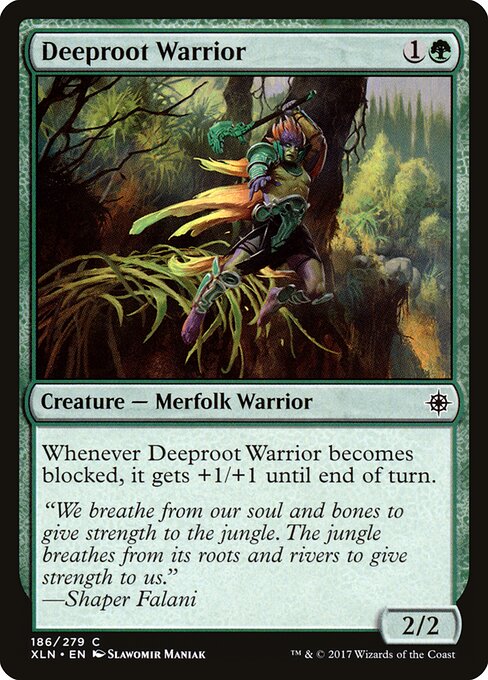 Guerreiro de Raiz Profunda — Ixalan 186