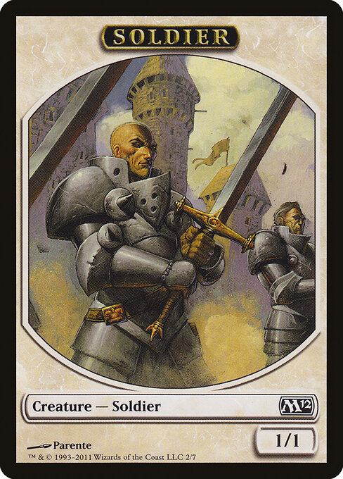 Soldier — Magic 2012 Tokens 2