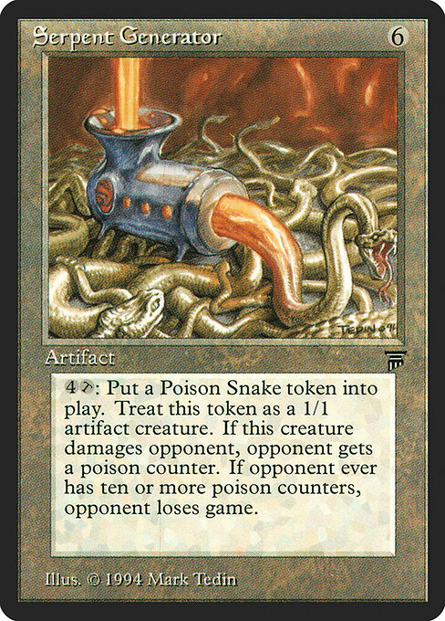 Gerador de Serpentes — Legends 295