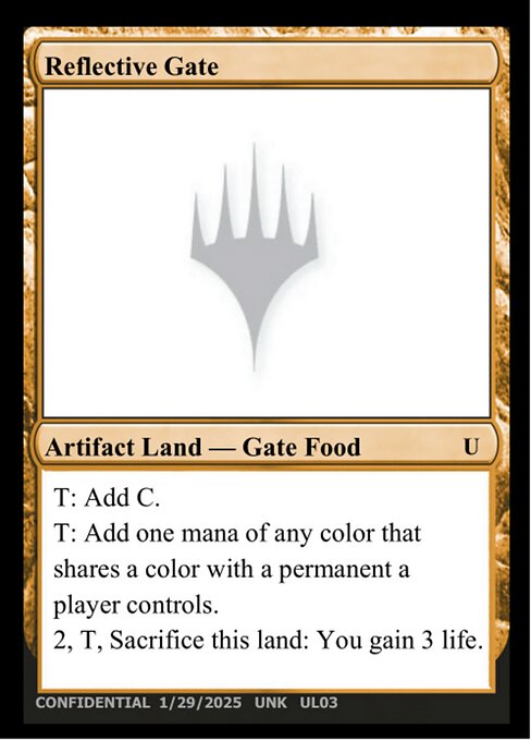 Reflective Gate — Unknown Event UL03a