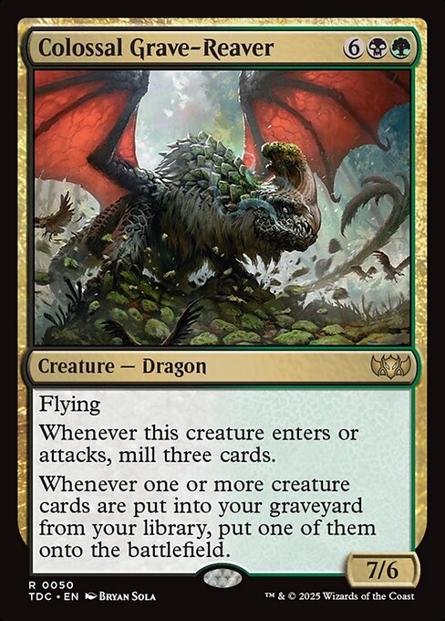 Colossal Grave-Reaver — Tarkir: Dragonstorm Commander 50