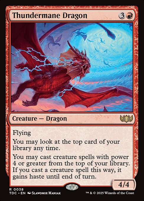 Thundermane Dragon — Tarkir: Dragonstorm Commander 38