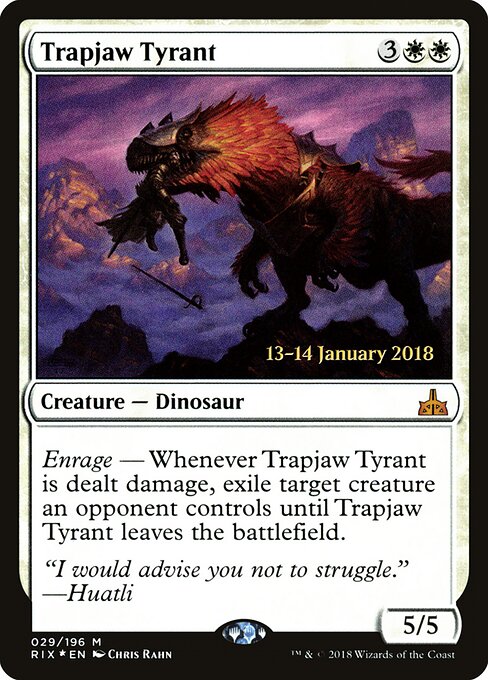 Tirano Armandíbula — Rivals of Ixalan Promos 29s