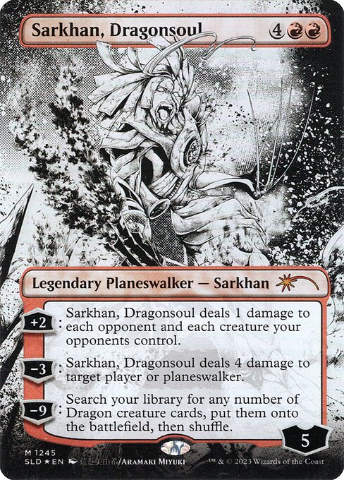 Sarkhan, Alma de Dragão — More Borderless Planeswalkers 1245
