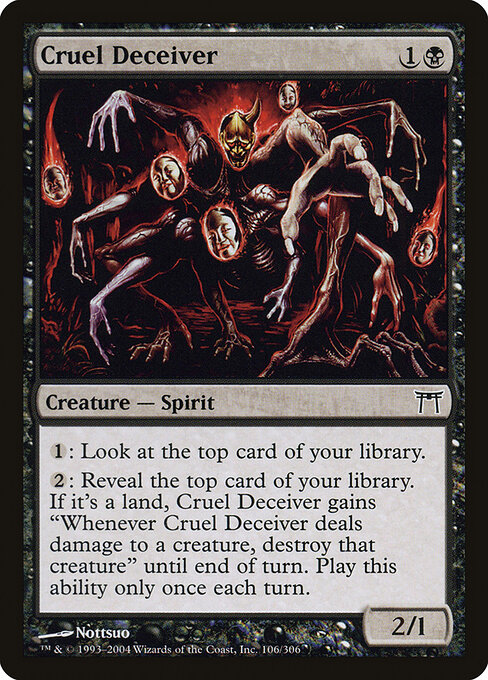 Impostor Cruel — Champions of Kamigawa 106