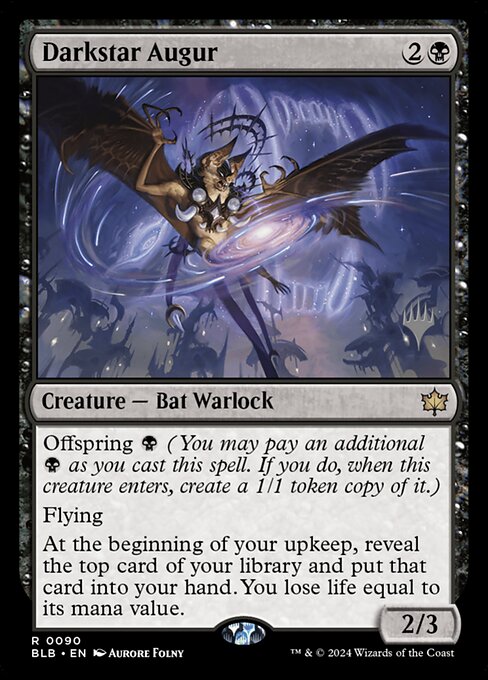 Darkstar Augur — Bloomburrow Promos 90p