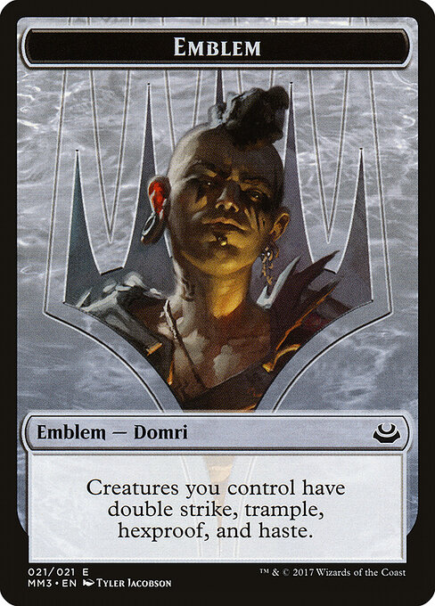 Domri Rade Emblem — Modern Masters 2017 Tokens 21