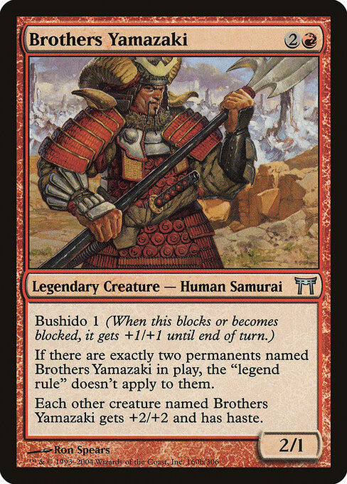 Brothers Yamazaki — Champions of Kamigawa 160b