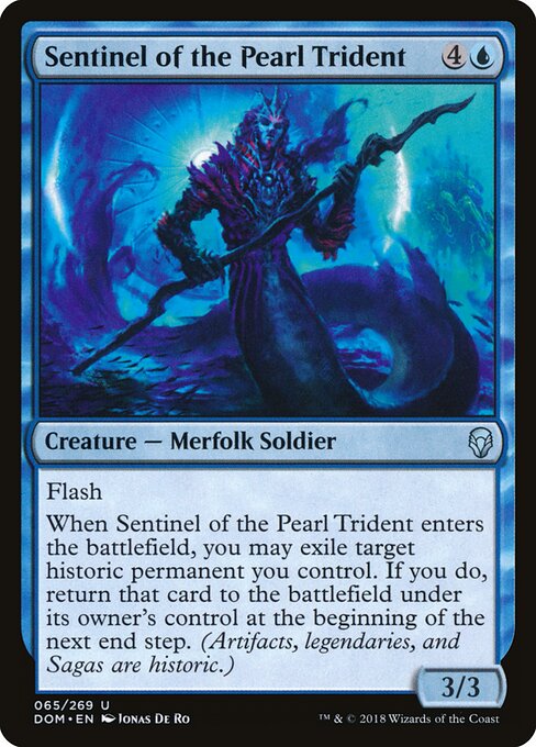 Sentinela do Tridente Perolado — Dominaria 65