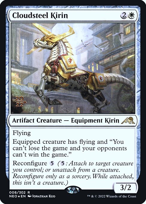 Kirin Nuvem de Aço — Kamigawa: Neon Dynasty Promos 8s