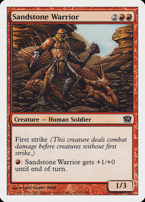 Guerreiro de Arenito — Ninth Edition 215