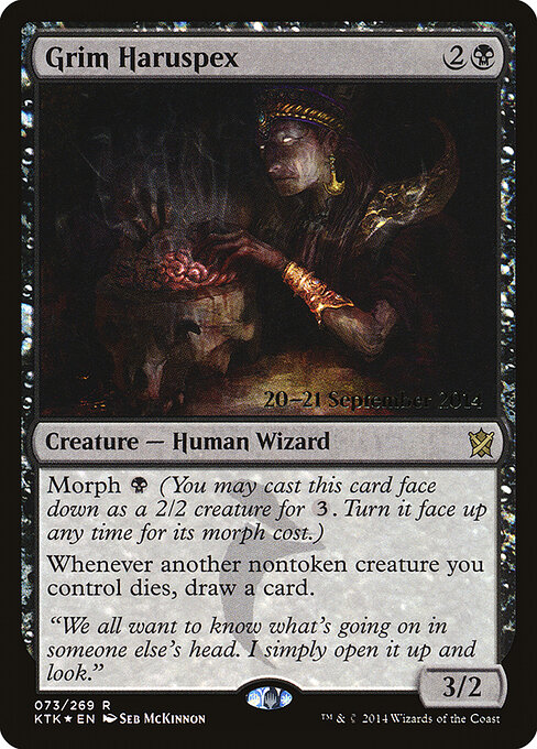 Arúspice Sinistra — Khans of Tarkir Promos 73s