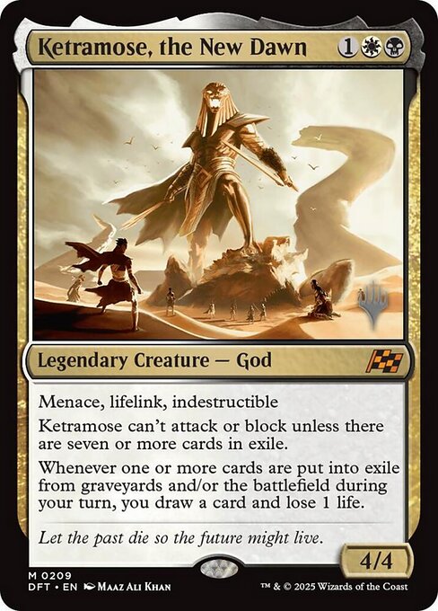 Ketramose, the New Dawn — Aetherdrift Promos 209p
