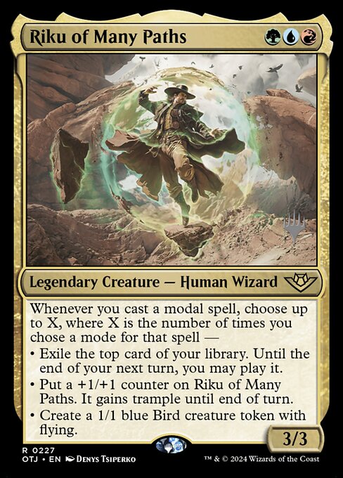 Riku dos Muitos Caminhos — Outlaws of Thunder Junction Promos 227p