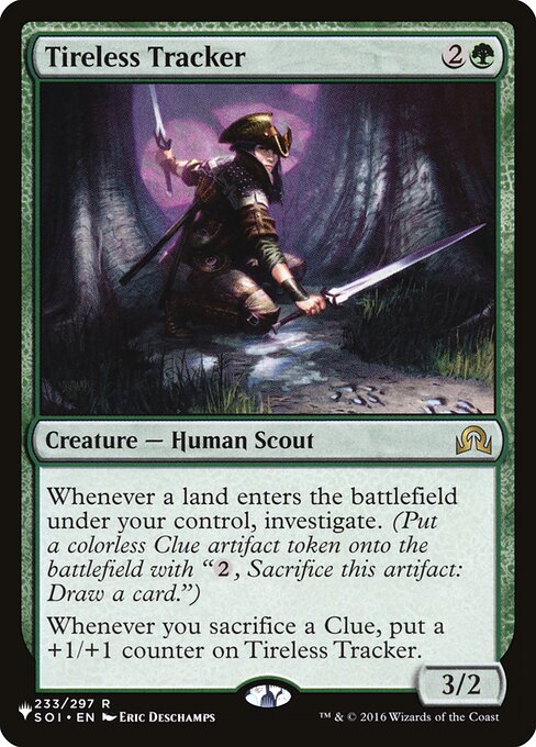 Rastreador Incansável — The List SOI-233