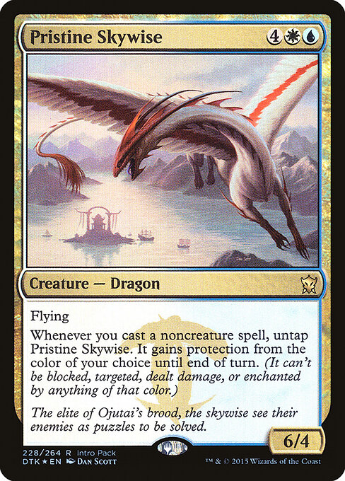 Sábio Celeste Prístino — Dragons of Tarkir Promos 228