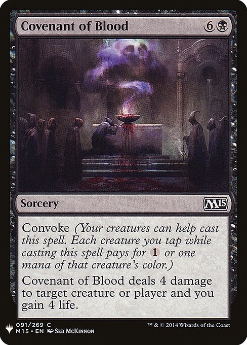 Conluio de Sangue — The List M15-91