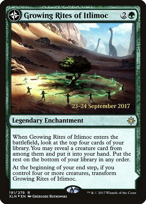 Growing Rites of Itlimoc — Ixalan Promos 191s