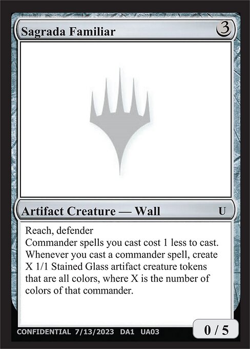Sagrada Familiar — Unknown Event UA03d