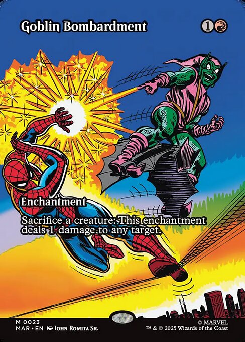 Bombardeio Goblin — Marvel Universe 23