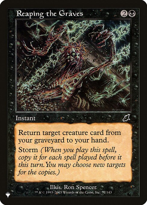 Violando os Túmulos — The List SCG-72