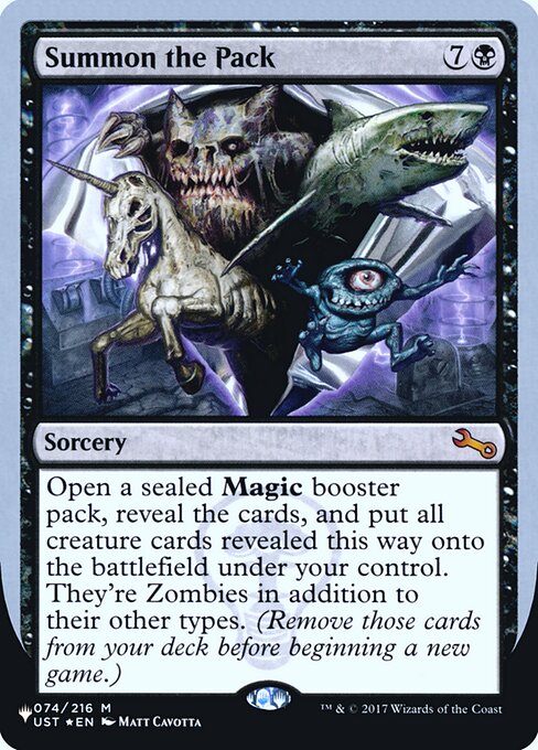 Summon the Pack — The List (Unfinity Foil Edition) 25