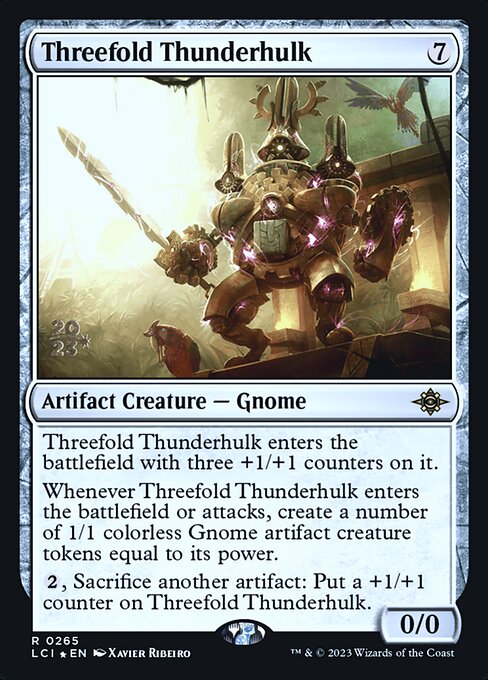 Mecanotrovão Tríplice — The Lost Caverns of Ixalan Promos 265s