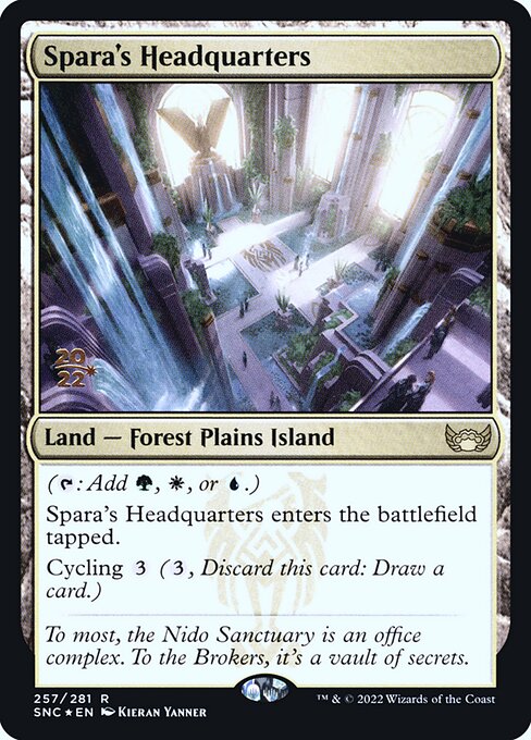 Quartel-general de Spara — Streets of New Capenna Promos 257s