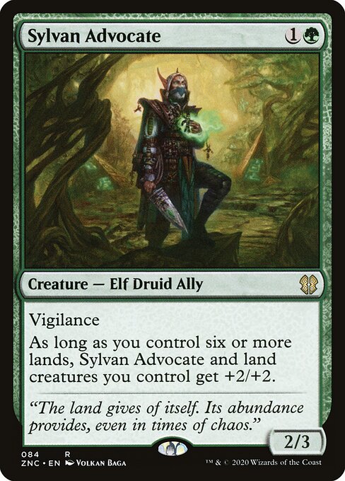 Advogado Silvestre — Zendikar Rising Commander 84