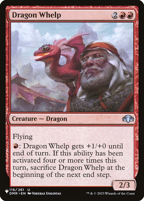 Filhote de Dragão — The List DMR-116