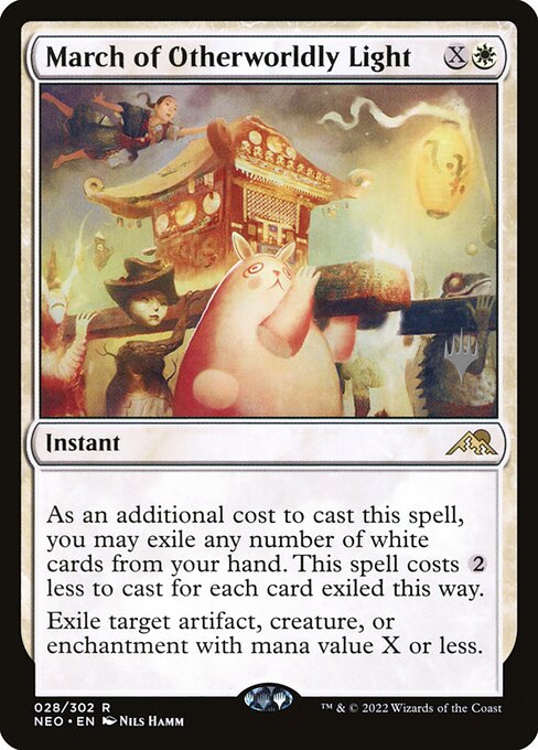 Marcha da Luz de Outro Mundo — Kamigawa: Neon Dynasty Promos 28p