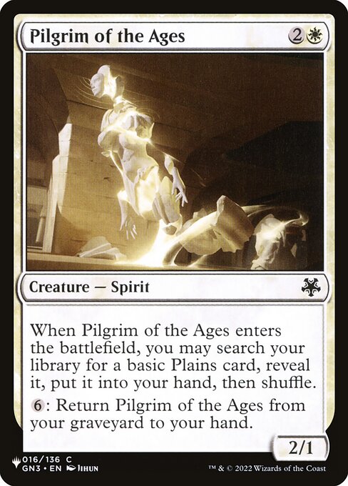 Peregrina das Eras — The List GN3-16